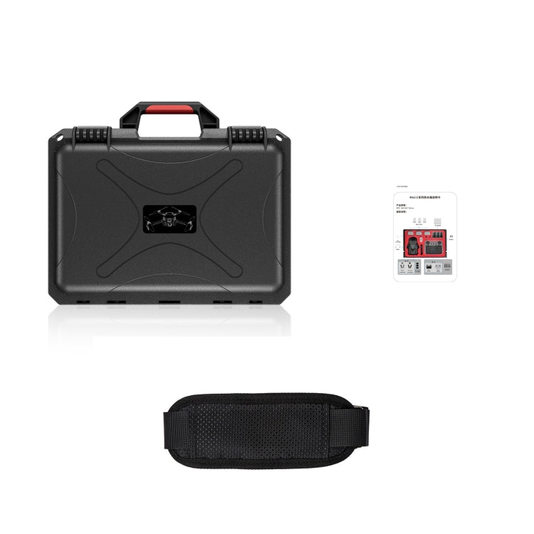 For DJI Mini 4 Pro STARTRC Drone Kit Waterproof ABS Suitcase Storage Box(Black Orange) - Carry Cases & Bags by STARTRC | Online Shopping UK | buy2fix