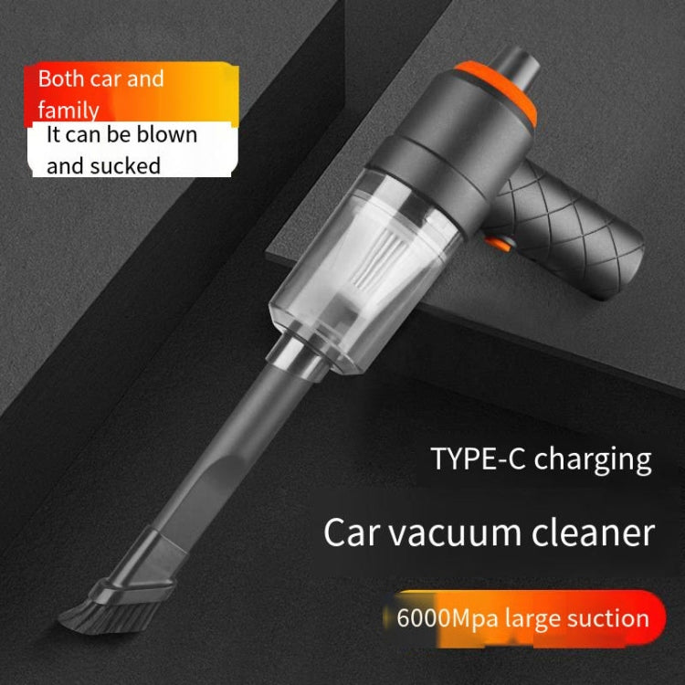 YT-M2037 6000Pa Dual Purpose Car Cordless Vacuum Cleaner(Black) - Vacuum Cleaner by buy2fix | Online Shopping UK | buy2fix