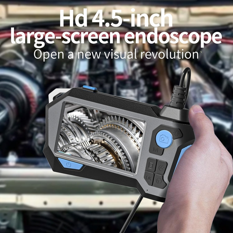 P120 Rotatable 8mm Dual Lenses Industrial Endoscope with Screen, 9mm Tail Pipe Diameter, Spec:10m Tube -  by buy2fix | Online Shopping UK | buy2fix