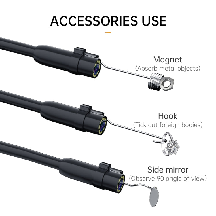 P200 8mm Front Lenses Integrated Industrial Pipeline Endoscope with 4.3 inch Screen, Spec:20m Tube -  by buy2fix | Online Shopping UK | buy2fix