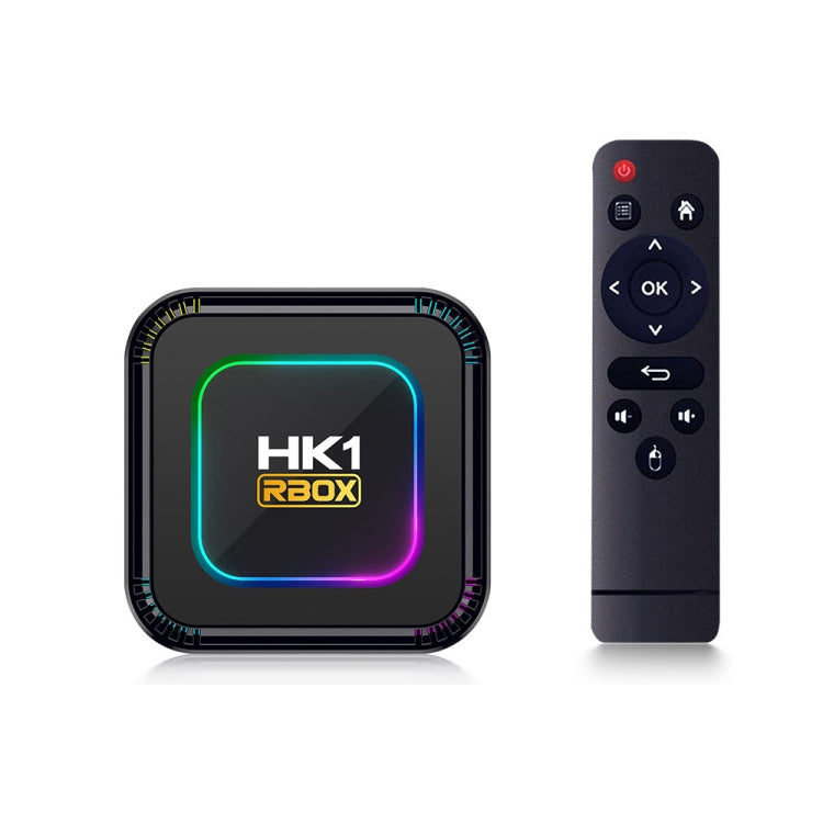 HK1 RBOX K8 8K Android 13.0 Smart TV Box with Remote Control, 4GB+128GB, RK3528 Quad-Core(UK Plug) - Others by buy2fix | Online Shopping UK | buy2fix