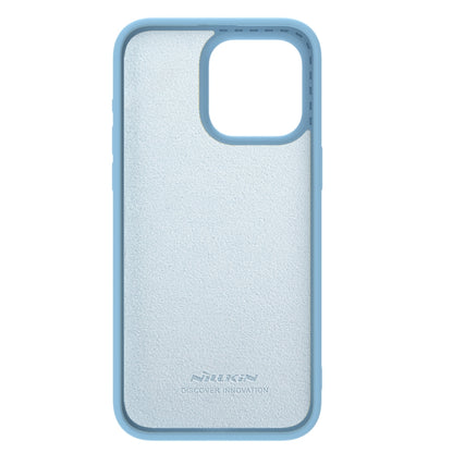 For iPhone 15 Pro NILLKIN CamShield Liquid Silicone Phone Case(Sky Blue) - iPhone 15 Pro Cases by NILLKIN | Online Shopping UK | buy2fix