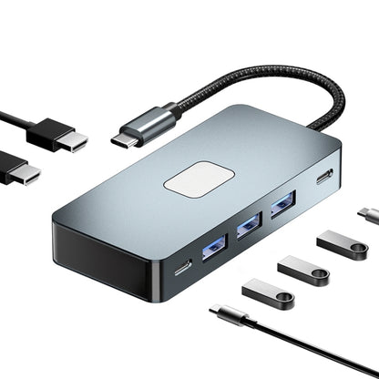 BYL-2312 Type-C to HDMI 4K 30Hz + USB3.0 + PD100W Docking Station HUB - USB HUB by buy2fix | Online Shopping UK | buy2fix
