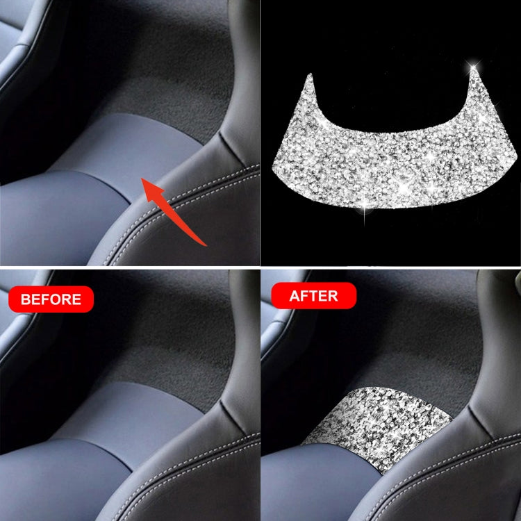 For Chevrolet Corvette C7 2014-2019 Car Rear Center Part Diamond Decorative Sticker, Left Drive - Car Interior Mouldings by buy2fix | Online Shopping UK | buy2fix