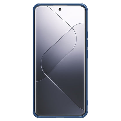 For Xiaomi 14 Pro NILLKIN Black Mirror Prop CD Texture Mirror Phone Case(Blue) - 14 Pro Cases by NILLKIN | Online Shopping UK | buy2fix