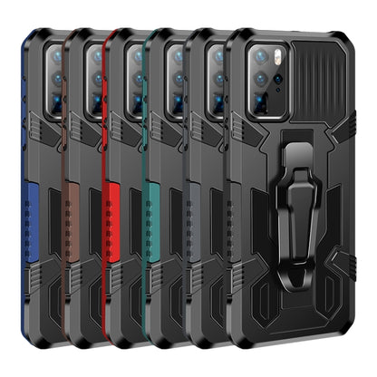 For Huawei Nova 5T Machine Armor Warrior Shockproof PC + TPU Protective Case(Red) - Mobile Accessories by buy2fix | Online Shopping UK | buy2fix