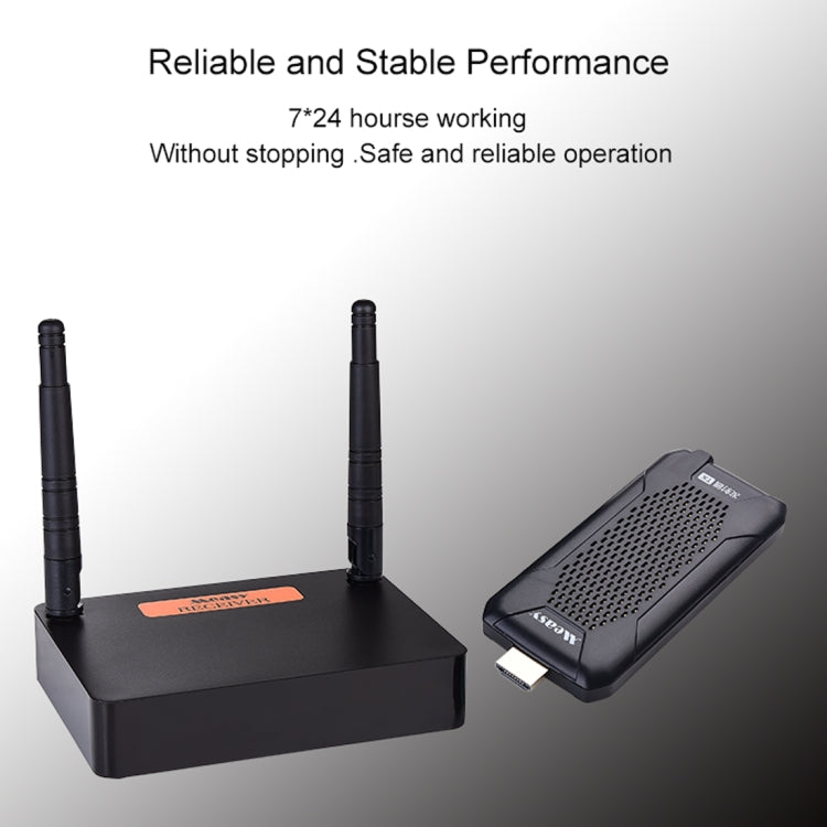 Measy FHD656 Mini 1080P HDMI 1.4 HD Wireless Audio Video Transmitter Receiver Extender Transmission System, Transmission Distance: 100m, UK Plug - Amplifier by Measy | Online Shopping UK | buy2fix