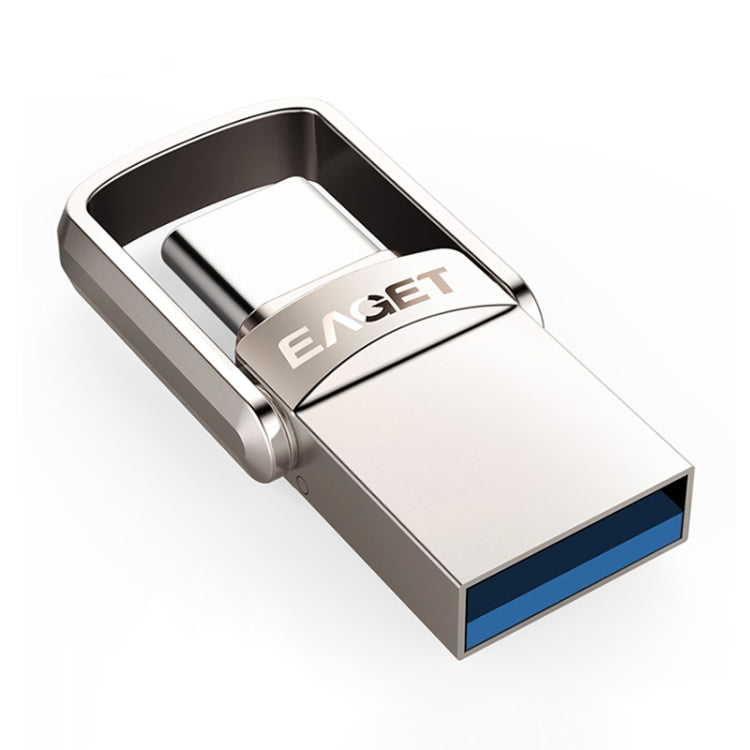 EAGET 64G USB 3.1 + Type-C / USB-C  Interface Metal Twister Flash U Disk, with Micro USB OTG Adapter - USB Flash Drives by EAGET | Online Shopping UK | buy2fix