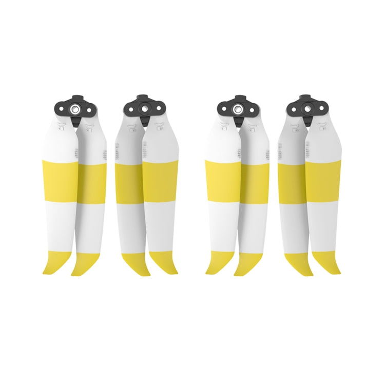 2 Pairs Sunnylife 7238F-2C For DJI Mavic Air 2 Double-sided Two-color Low Noise Quick-release Propellers(Yellow White) - DJI & GoPro Accessories by Sunnylife | Online Shopping UK | buy2fix