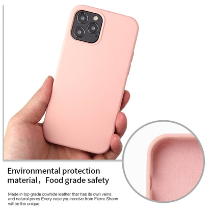 For iPhone 12 / 12 Pro Solid Color Liquid Silicone Shockproof Protective Case(White) - iPhone 12 / 12 Pro Cases by buy2fix | Online Shopping UK | buy2fix