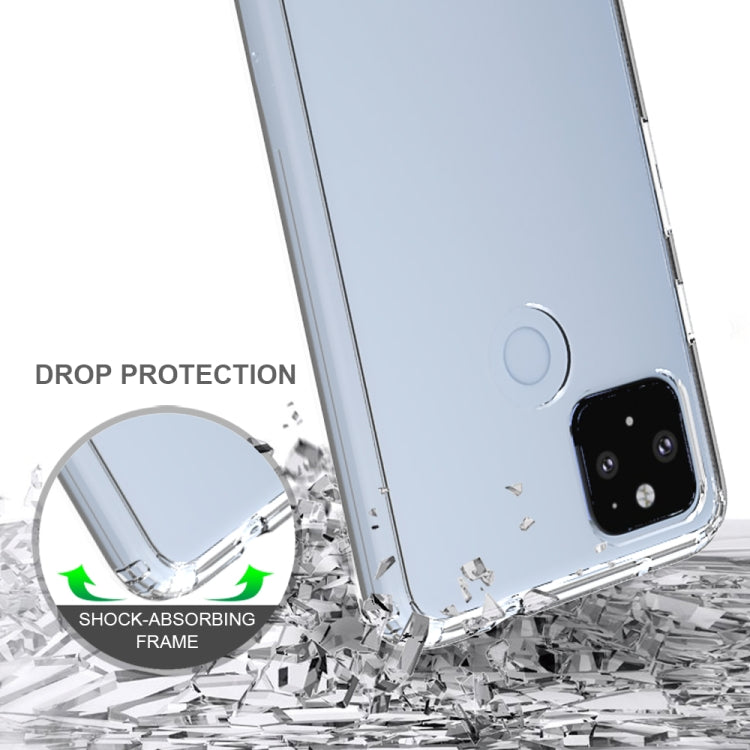 For Google Pixel 4a 5G Scratchproof TPU + Acrylic Protective Case(Transparent) - Mobile Accessories by buy2fix | Online Shopping UK | buy2fix