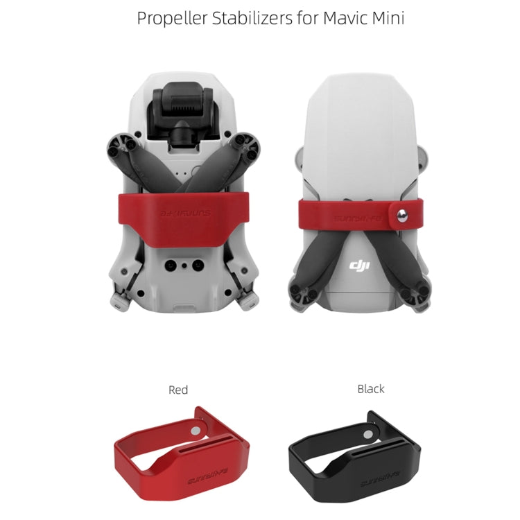 Sunnylife MM-Q9240 Silicone Propeller Stabilizer Holder Protection Accessories for DJI Mavic Mini / Mini 2(Red) - DJI & GoPro Accessories by Sunnylife | Online Shopping UK | buy2fix