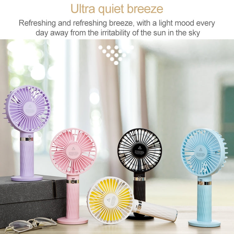 S8 Portable Mute Handheld Desktop Electric Fan, with 3 Speed Control (Black) - Consumer Electronics by buy2fix | Online Shopping UK | buy2fix