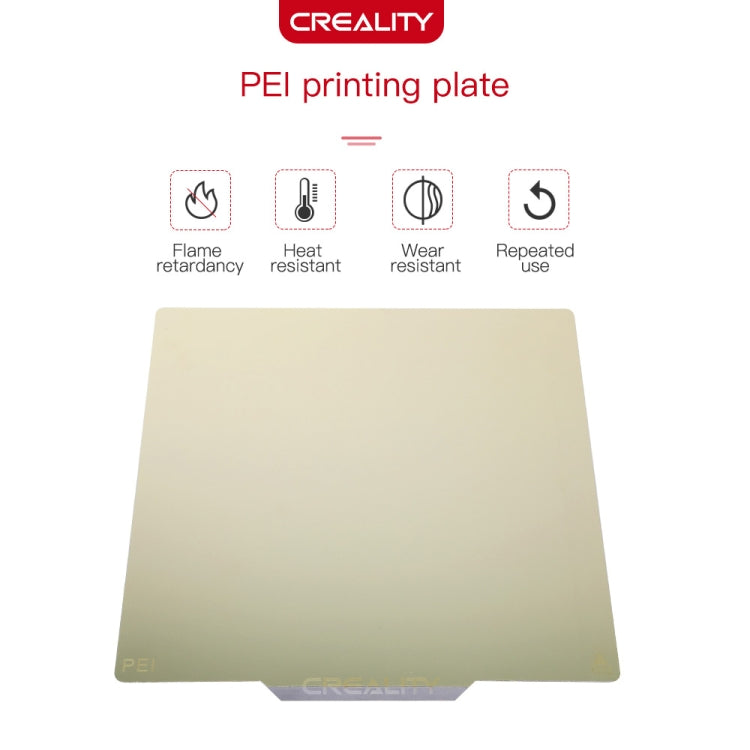 Creality PEI Priting Plate Double-sided PEI Spring Steel Sheet with Magnetic Base for Ender-3 3D Printer Part - Parts by Creality | Online Shopping UK | buy2fix