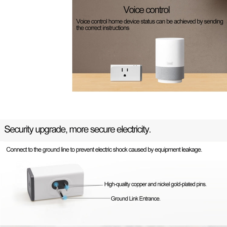 Sonoff S31 16A Phone APP Remote Timing & Power Energy Usage Monitor Mini WiFi Smart Socket Works with Alexa and Google Home, US Plug - Consumer Electronics by Sonoff | Online Shopping UK | buy2fix