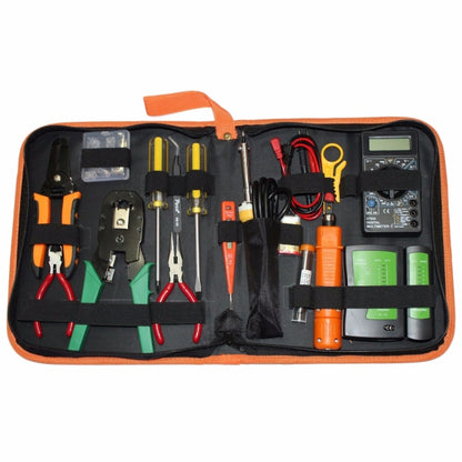 JAKEMY PS-P15 16 in 1 Professional LAN Network Kit Crimper Cable Wire Stripper Cutter Pliers Screwdriver Tool - Lan Cable and Tools by JAKEMY | Online Shopping UK | buy2fix