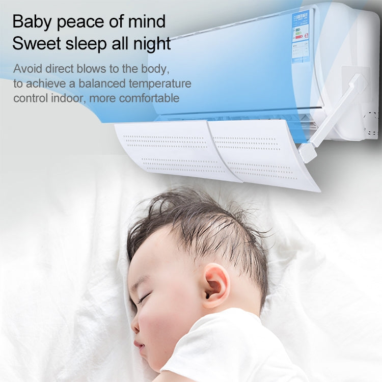Bedroom Wall-Mounted Baby Universal Anti-Straight Blowing Air Conditioning Windshield Wind Deflector Shroud, Y Rounded Corner Version - Home & Garden by buy2fix | Online Shopping UK | buy2fix