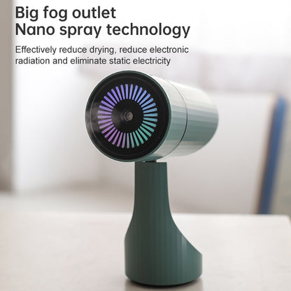 D20 260ML Jianie Heavy Fog Air Humidifier Colorful Night Light Nano Mist Sprayer Air Purifier (Green) - Air Purifiers & Parts by buy2fix | Online Shopping UK | buy2fix