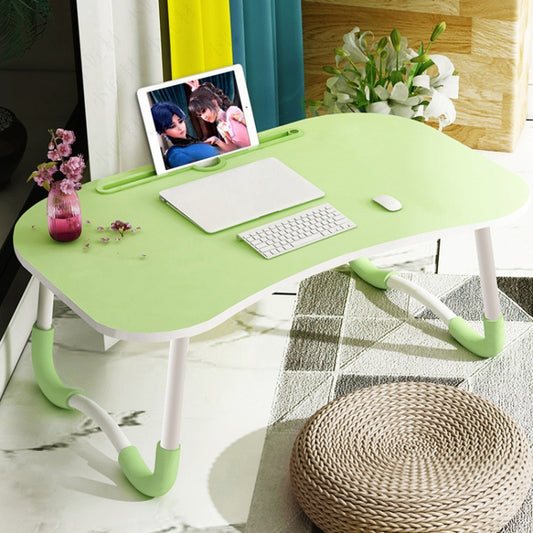 Foldable Non-slip Laptop Desk Table Stand with Card Slot (Green) - Laptop Stand by buy2fix | Online Shopping UK | buy2fix