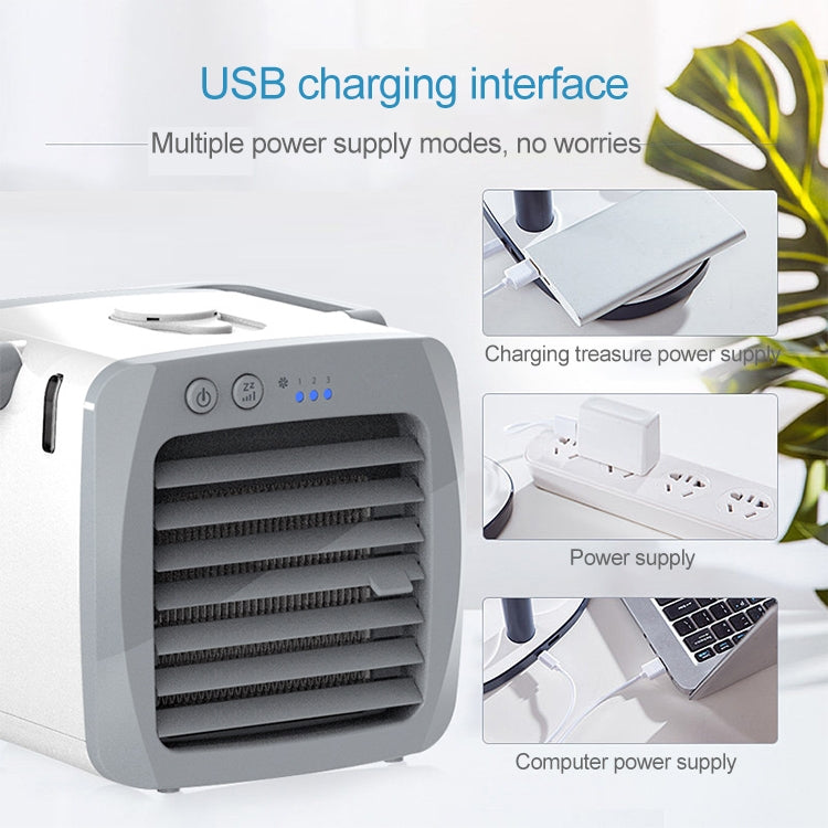 Mini Portable Household USB Refrigeration Air Conditioning Fan Air Cooler - Consumer Electronics by buy2fix | Online Shopping UK | buy2fix