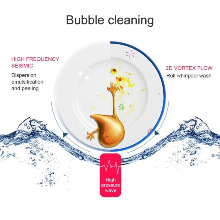 GYB001 Mini-ultrasonic Dishwasher Portable USB Charging Fruit Cleaner, Neutral Packaging(Champagne Gold) - Home & Garden by buy2fix | Online Shopping UK | buy2fix