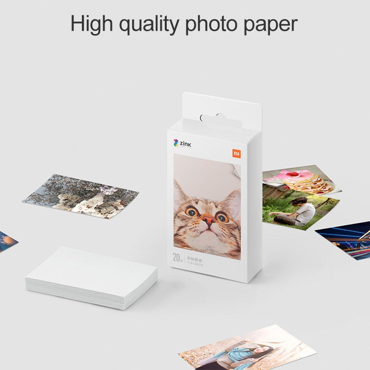 50 PCS Original Xiaomi Print Photographic Paper Paste Paper for Xiaomi Pocket Photo Printer - Parts by Xiaomi | Online Shopping UK | buy2fix