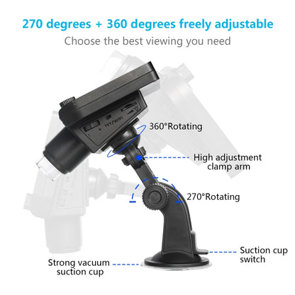 inskam317 1080P 4.3 inch LCD Screen WiFi HD Digital Microscope, Sucker Bracket - Digital Microscope by buy2fix | Online Shopping UK | buy2fix