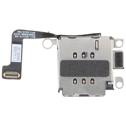 For iPhone 15 Plus Double SIM Card Holder Socket with Flex Cable -  by buy2fix | Online Shopping UK | buy2fix