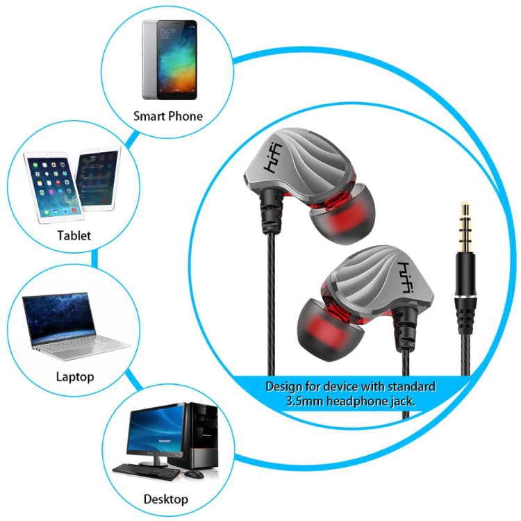 S2000 Type-C / USB-C Interface E-sports Chicken Game Wired Earphone with Wire-controlled Microphone(Tarnish) - Type-C Earphone by buy2fix | Online Shopping UK | buy2fix