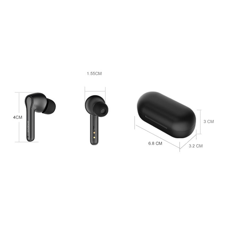 ETE-52 TWS In-ear Stereo Low Latency Bluetooth 5.0 Gaming Earphones (Black) - TWS Earphone by buy2fix | Online Shopping UK | buy2fix