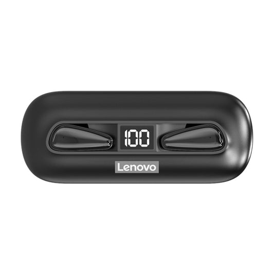 Lenovo LivePods XT95 Ultra-thin Portable Wireless Bluetooth 5.0 Earphones with Charging Box (Black) - Apple Accessories by Lenovo | Online Shopping UK | buy2fix