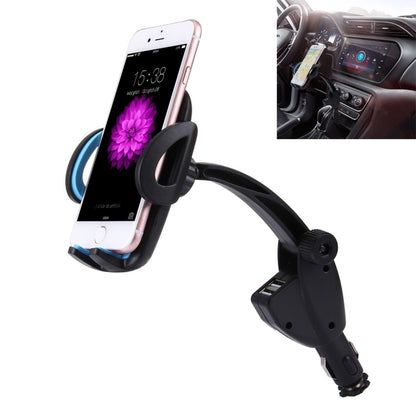 HC006 2 in 1 Car Charger & 360 Rotation Holder, Random Color Delivery, For iPhone, Galaxy, Huawei, Xiaomi, LG, HTC and other Smartphones of width 47-92mm Smartphone - Car Holders by buy2fix | Online Shopping UK | buy2fix