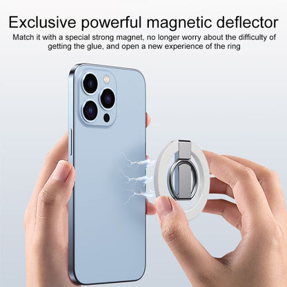 MagSafe Magnetic Adhesive Free Double Joint Ring Holder For iPhone 13 Series / iPhone 12 Series(Blue) - Ring Holder by buy2fix | Online Shopping UK | buy2fix