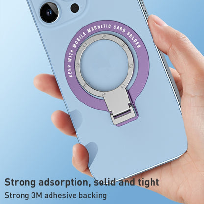 Ultra-thin Metal Phone Holder (Purple) - Ring Holder by buy2fix | Online Shopping UK | buy2fix