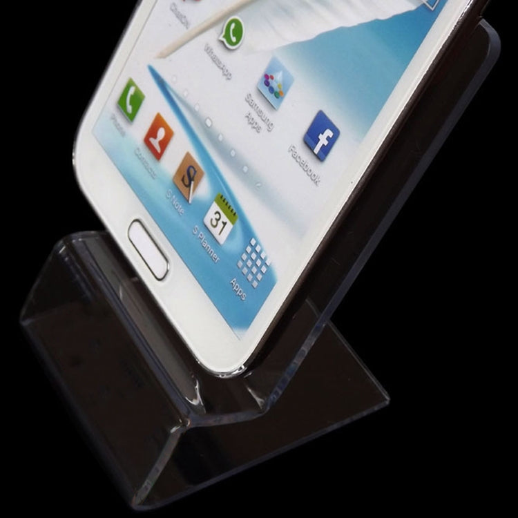 10 PCS Acrylic Mobile Phone Display Stand Holder(Transparent) - Desktop Holder by buy2fix | Online Shopping UK | buy2fix