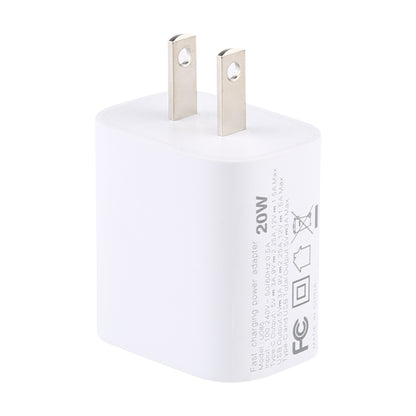 U085 20W USB + Type-C Fast Charging Travel Power Adapter, US Plug - Apple Accessories by buy2fix | Online Shopping UK | buy2fix