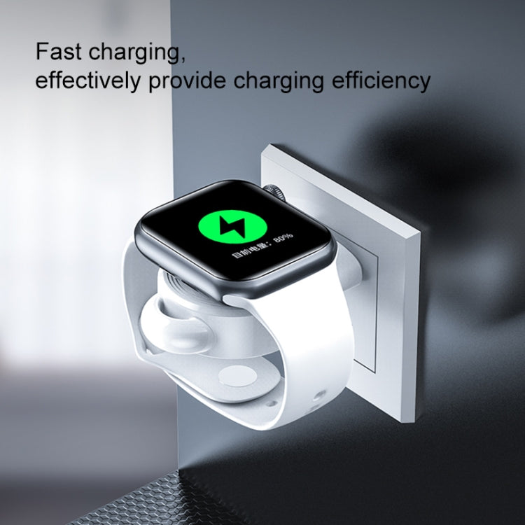 K02 Universal Portable Magnetic Wireless Charger for Apple Watch Series 6 / 5 / SE / 4 / 3 / 2 / 1(White) - Others by buy2fix | Online Shopping UK | buy2fix