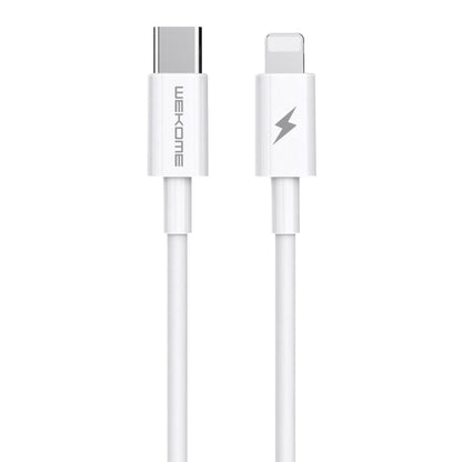 WK WDC-108 20W Type-C / USB-C to 8 Pin PD Fast Charging Cable , Length: 1.2m (White) - Normal Style Cable by WK | Online Shopping UK | buy2fix