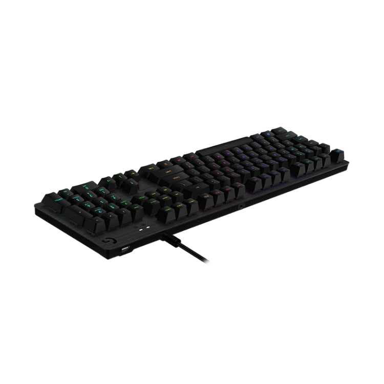 Logitech G512 RGB L-axis Mechanical Wired Gaming Keyboard, Length: 1.8m (Black) - Wired Keyboard by Logitech | Online Shopping UK | buy2fix