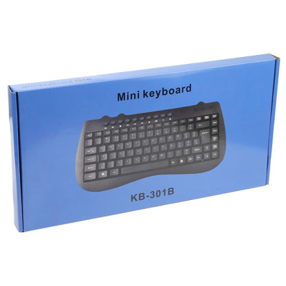 KB-301B Multimedia Notebook Mini Wired Keyboard, Cangjie Version (Black) - Wired Keyboard by buy2fix | Online Shopping UK | buy2fix