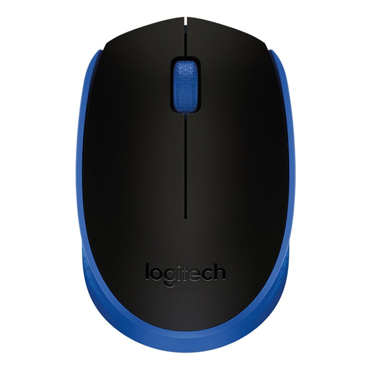 Logitech M171 1000DPI USB Wireless Mouse with 2.4G Receiver (Blue) - Wireless Mice by Logitech | Online Shopping UK | buy2fix