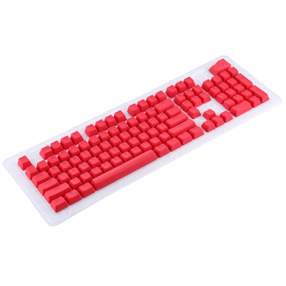 104 Keys Double Shot PBT Backlit Keycaps for Mechanical Keyboard(Red) - Silicone / Sticker by buy2fix | Online Shopping UK | buy2fix