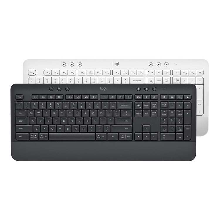 Logitech K650 Wireless Bluetooth Dual Mode Silent Keyboard (White) - Wireless Keyboard by Logitech | Online Shopping UK | buy2fix