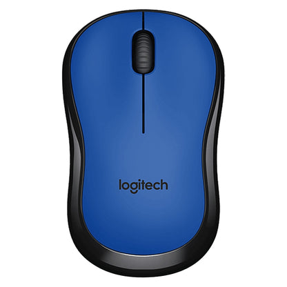 Logitech M220 1200DPI 2.4GHz Ergonomic Wireless Mouse (Blue) - Wireless Mice by Logitech | Online Shopping UK | buy2fix