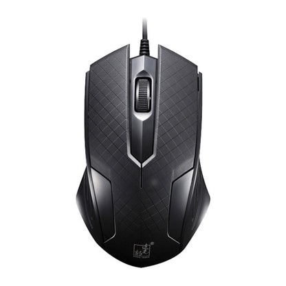 Chasing Leopard 129 USB Universal Wired Optical Gaming Mouse with Counter Weight, Length: 1.3m(Black) - Wired Mice by Chasing Leopard | Online Shopping UK | buy2fix