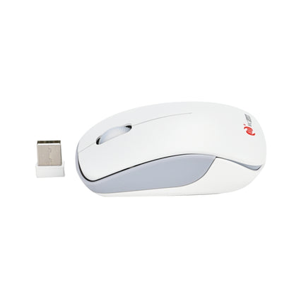 MC Saite MC-367 2.4GHz Wireless Mouse with USB Receiver for Computer PC Laptop (White) -  by MC Saite | Online Shopping UK | buy2fix