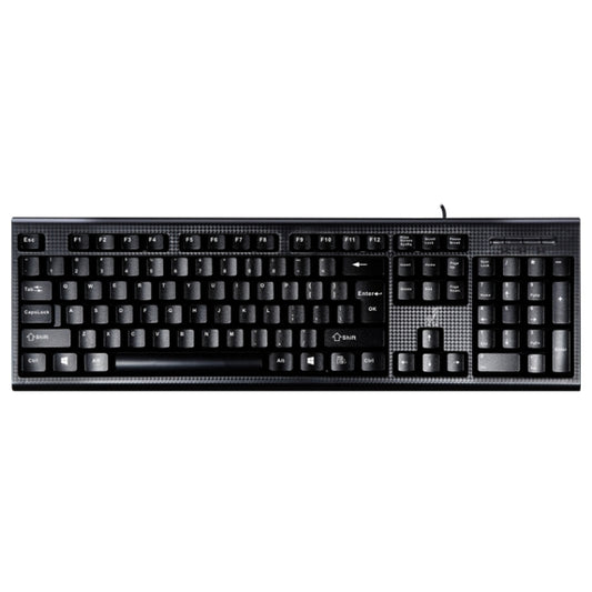 ZGB Q9 104 Keys USB Wired Grid Texture General Gaming Office Keyboard(Black) - Wired Keyboard by buy2fix | Online Shopping UK | buy2fix