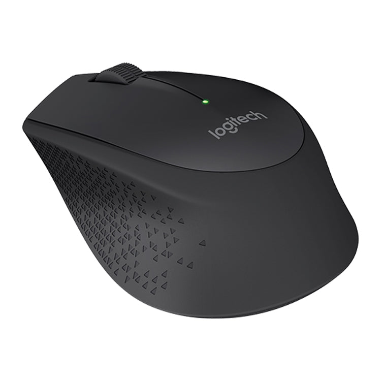 Logitech M280 2.4GHz 3-keys 1000DPI Wireless Optical Mouse, Wireless Range: 10m(Black) - Wireless Mice by Logitech | Online Shopping UK | buy2fix