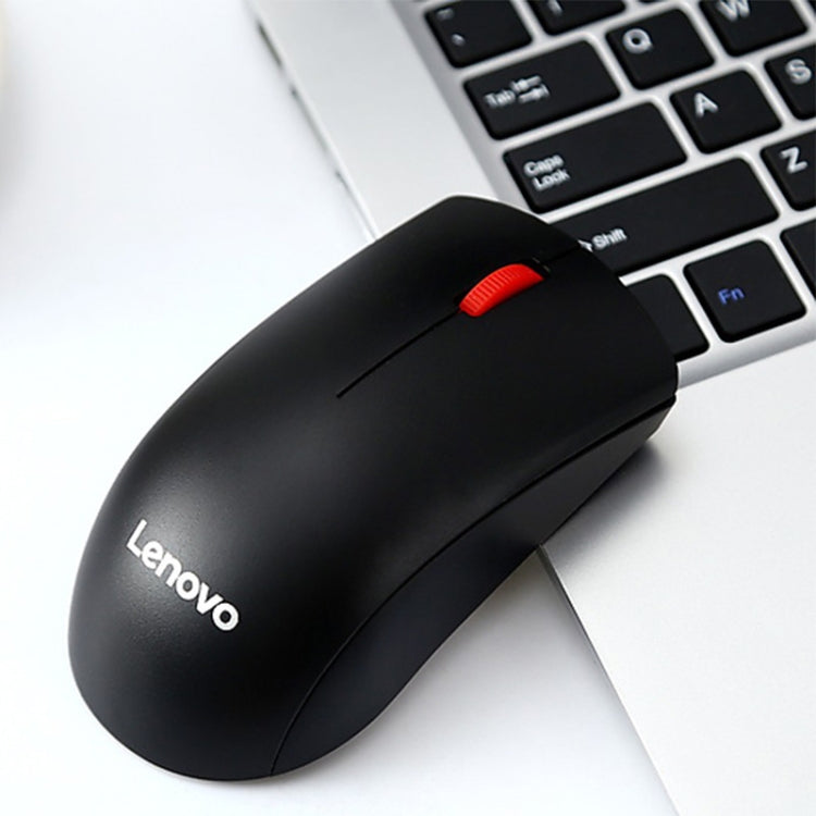 Lenovo M120 Pro Fashion Office Red Dot Wireless Mouse (Black) - Wireless Mice by Lenovo | Online Shopping UK | buy2fix