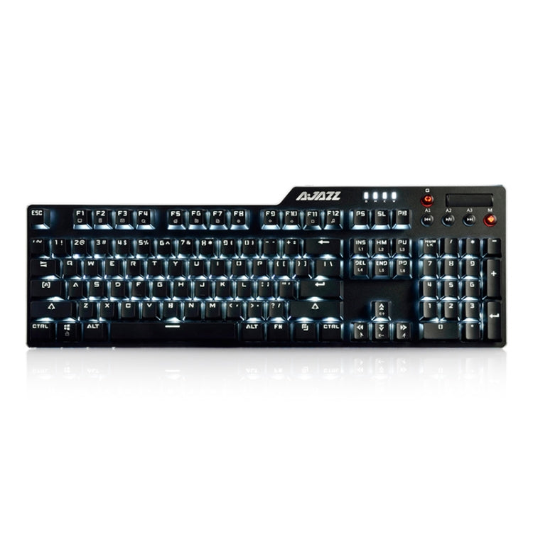 Ajazz AK35I Multimedia Knob Gaming Backlight Alloy Machinery Keyboard (Black Tea Axis) - Wired Keyboard by Ajazz | Online Shopping UK | buy2fix